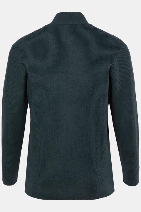 Produktbild JP1880 Strick-Troyer, Rippstrick, Zippkragen, bis 7 XL (L)