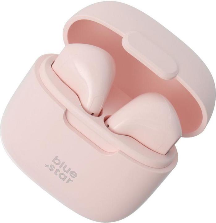 Produktbild BlueStar Wireless headphones Blue Star Wireless earphones bluetooth TWS F17 Powder Pink (5 h, Kabellos)