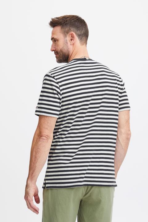 Actual product image FQ1924 FQTom SS stripe linnen blend tee 21900649 (XXL)
