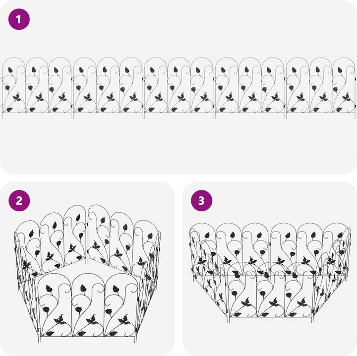 Produktbild vidaXL Gartenumzäunung