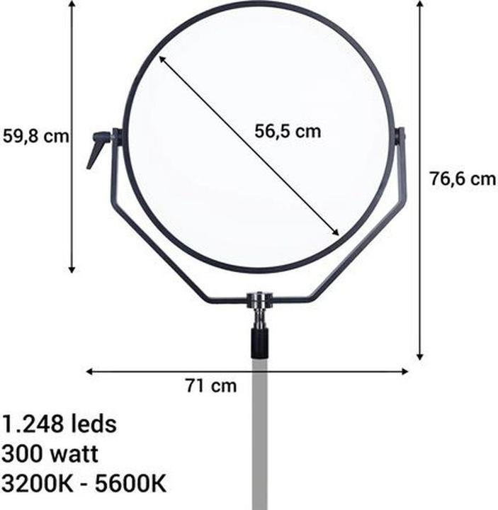 Produktbild Falcon Eyes Bi-Color LED Lampe Sophiez So-300TDX (Studioleuchte, Videoleuchte)