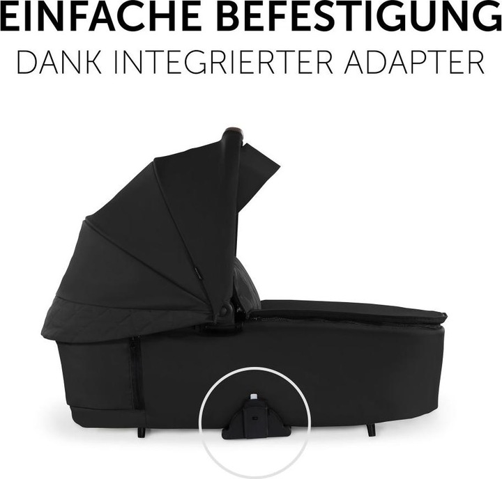 Actual product image Hauck Walk N Care Carrycot Black