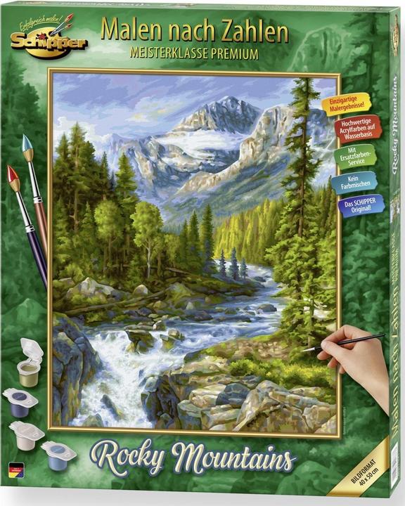 Actual product image Schipper Painting by Numbers - Rocky Mountains