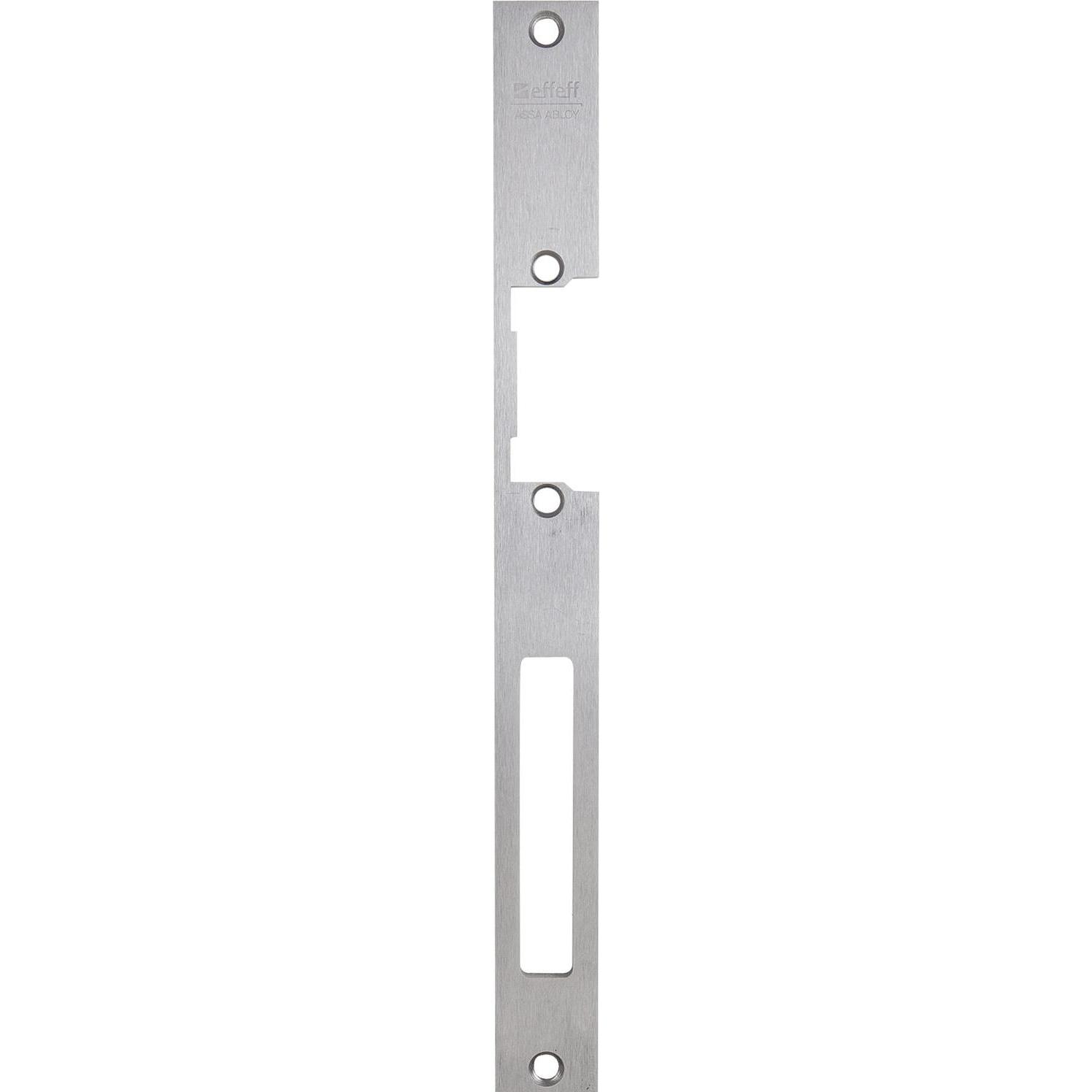 effeff, Türgriff + Fenstergriff, Flachschliessblech HZ offen, 54A35-01, Edelstahl (Türschild)