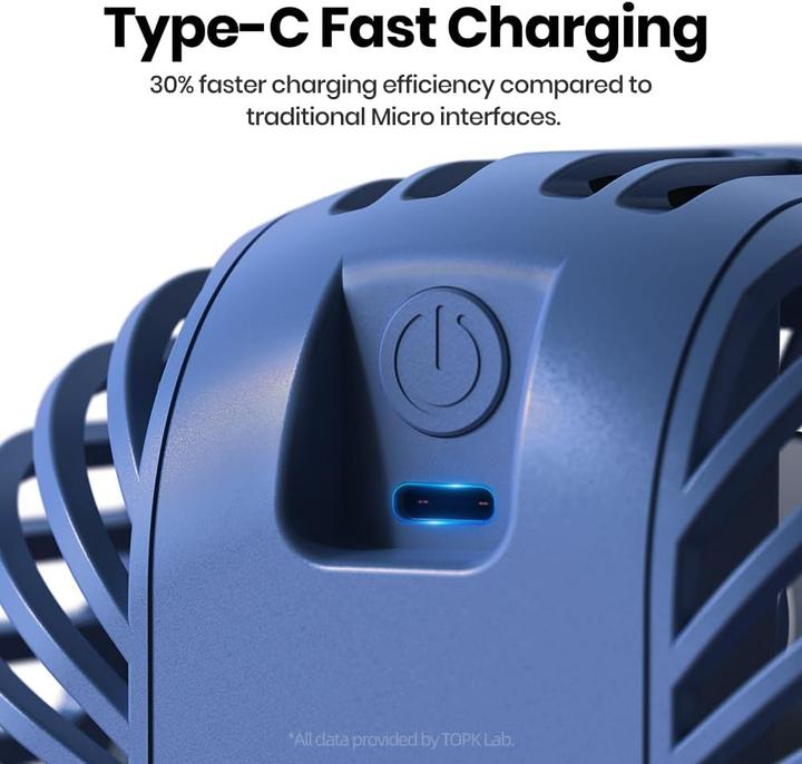 Actual product image TOPK Klemmbarer Tischventilator