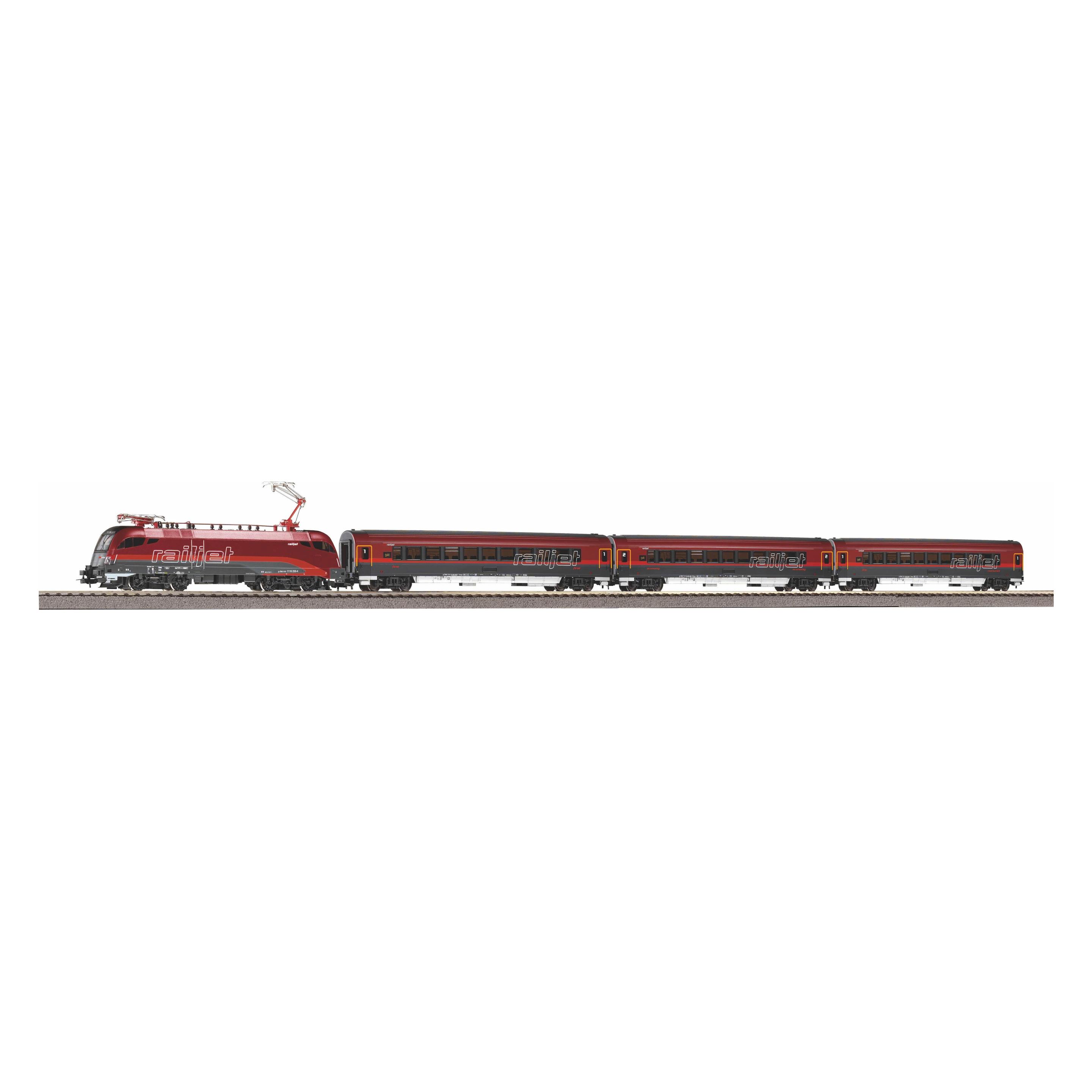Piko S Set Elektrische Locomotief Railjet ÖBb A Spoor, B V (H0-maatstaf)