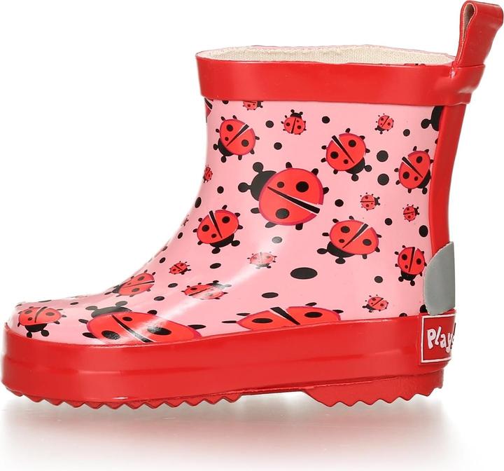 Playshoes Bottes en caoutchouc Allover coccinelle pour enfants (23)
