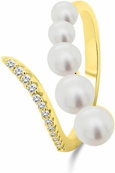 Produktbild Brilio Silver - Matching long earrings with colored zircons EA1107WRBW