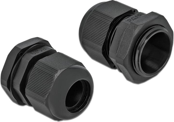 Produktbild Delock Kabelverschraubung PG19, 28mm, 10 Stück, Schwarz