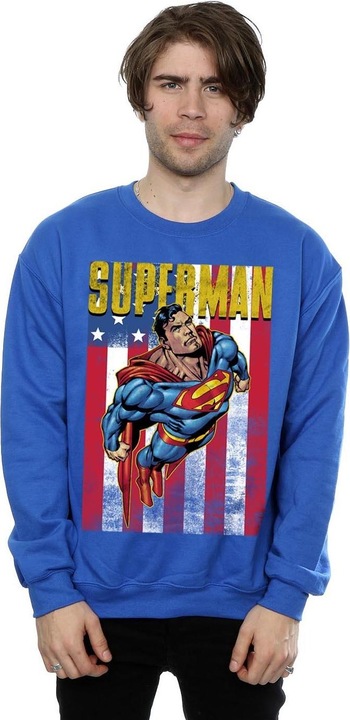 Actual product image Superman Mens Flight Sweatshirt (M)