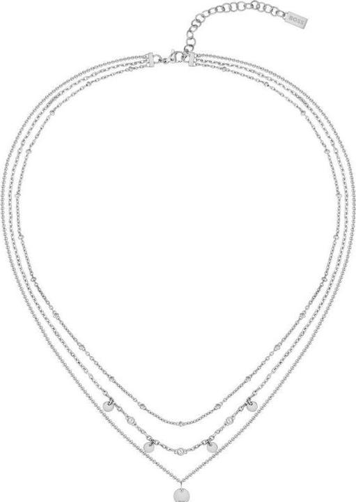 Hugo Boss - Fashion steel necklace with Iris crystals 1580330 (Edelstahl)