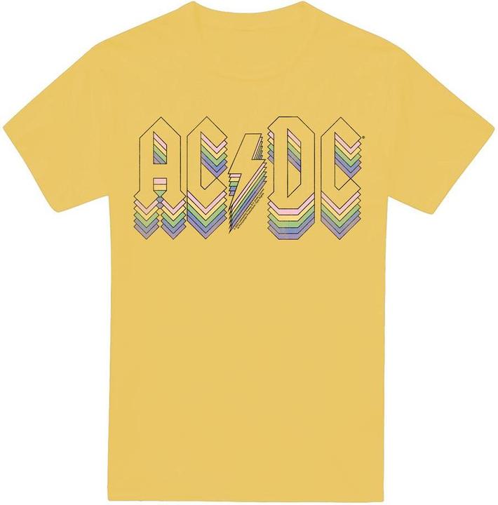 Actual product image AC/DC Mens Rainbow Logo T-Shirt (3XL)