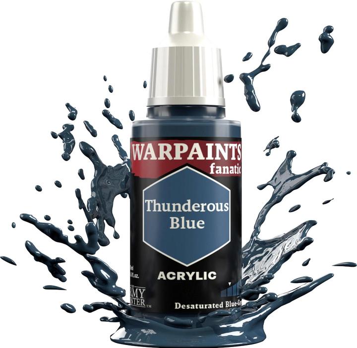 Produktbild The Army Painter Farbe Warpaints Fanatic: Thunderous Blue 18 ml