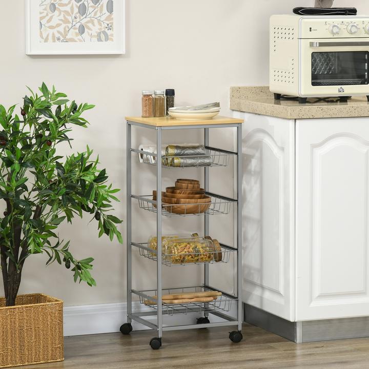 Actual product image Homcom Kitchen trolley