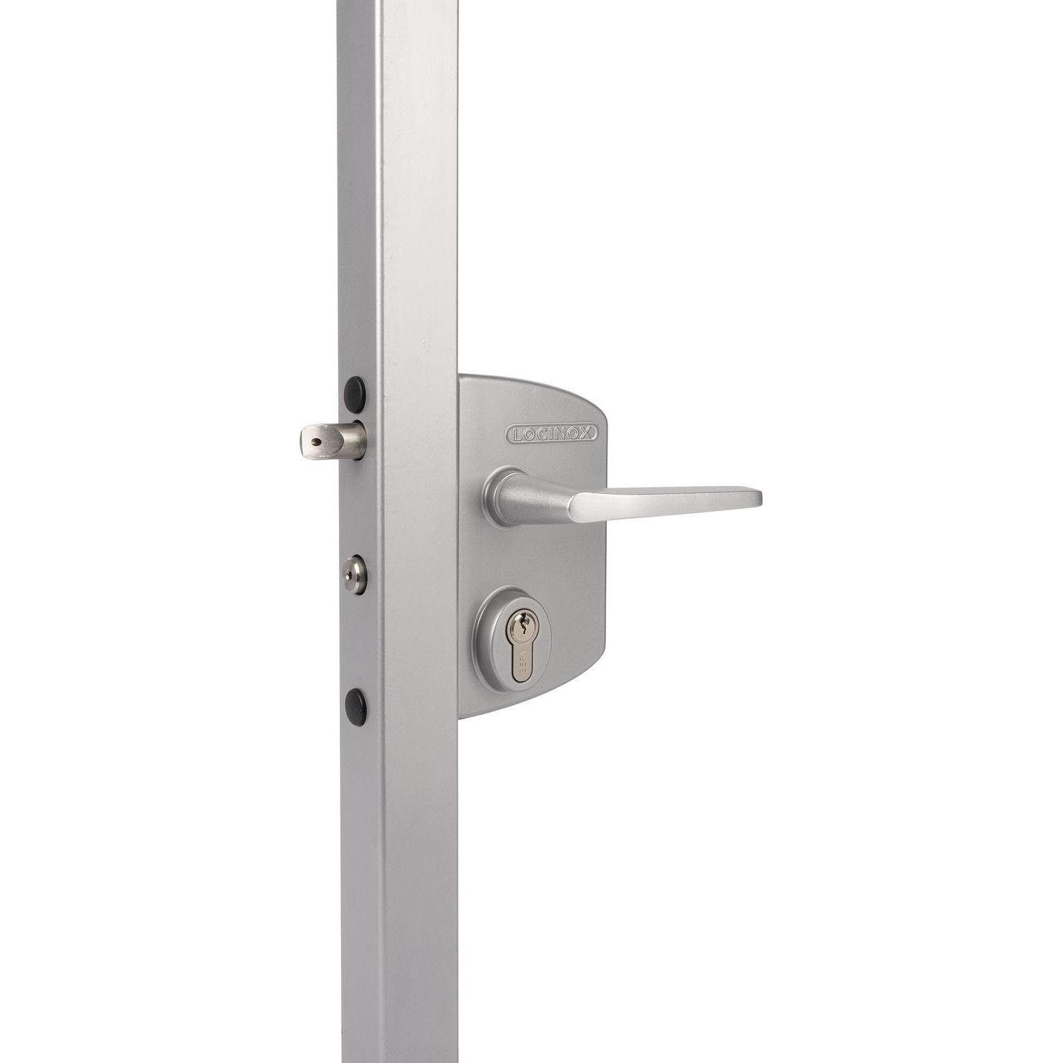 Locinox, Baubeschläge + Holzverbinder, Gartentorschlösser für Rundzylinder (1 Stk.)