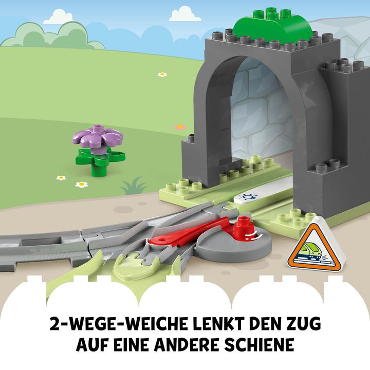 Image du produit LEGO Tunnel ferroviaire et rails - Kit d'extension (10425)