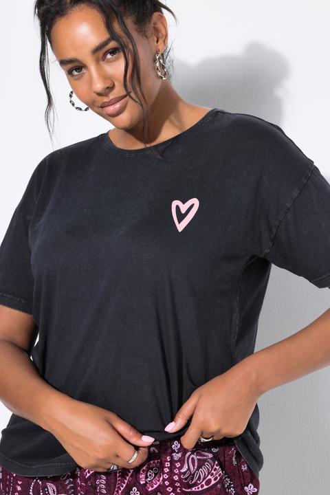 Produktbild Studio Untold T-Shirt, oversized, Heart, Vintage Look (46, 48)