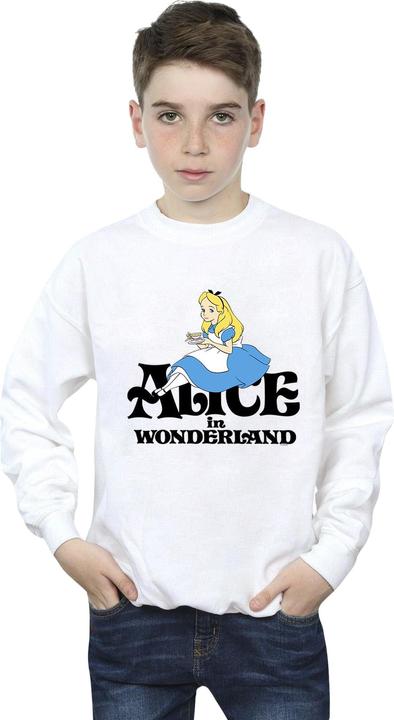 Produktbild Disney Jungen Alice im Wunderland Teetrinker Klassisches Sweatshirt (104)