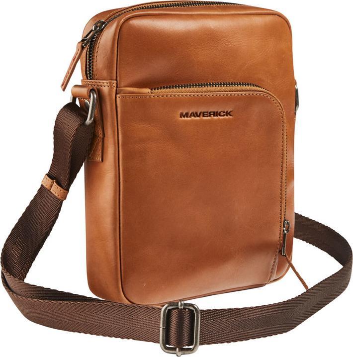 Immagine prodotto Maverick New Men Leder-Shoulderbag City, cognac