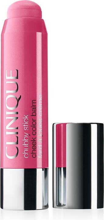 Actual product image Clinique Chubby Cream Blush Stick Cheek Colour Balm for Cheeks (Poppin' Pink)