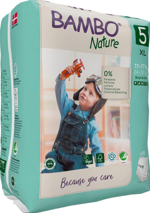Actual product image Bambo Training diapers (Size 5, Pack, 19 Piece)