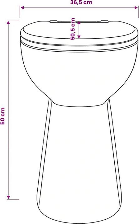 Produktbild vidaXL Toilette