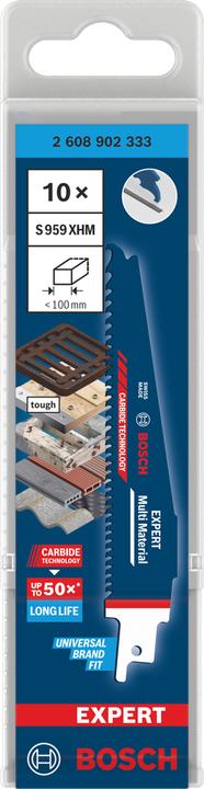 Image du produit Bosch Professional Zubehör EXPERT S959XHM Multi Material Säbelsägeblatt, 10-tlg.