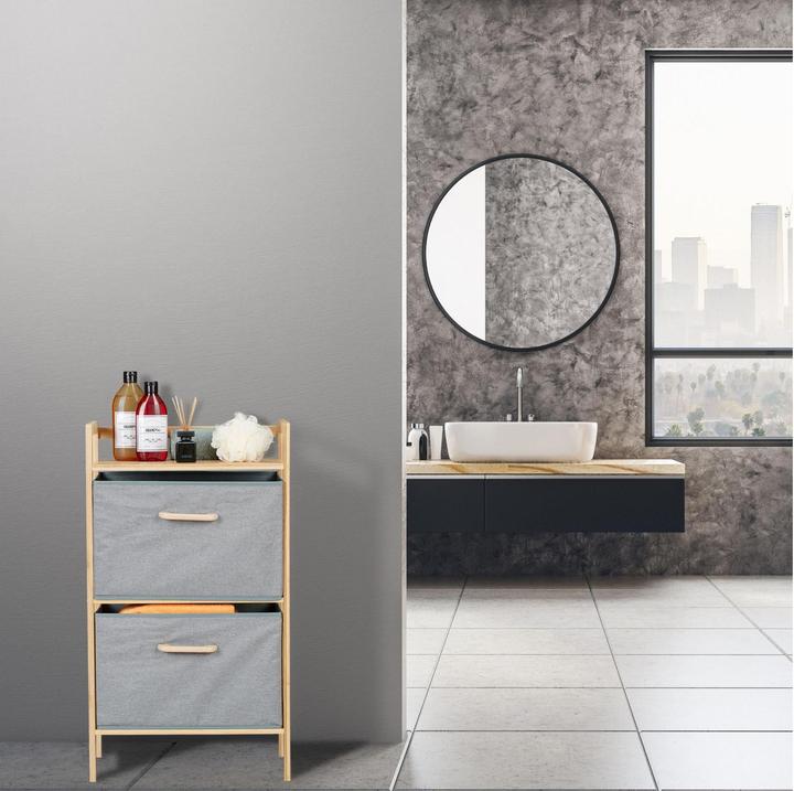 Actual product image Relaxdays Bathroom shelf (43 x 27 x 76 cm)