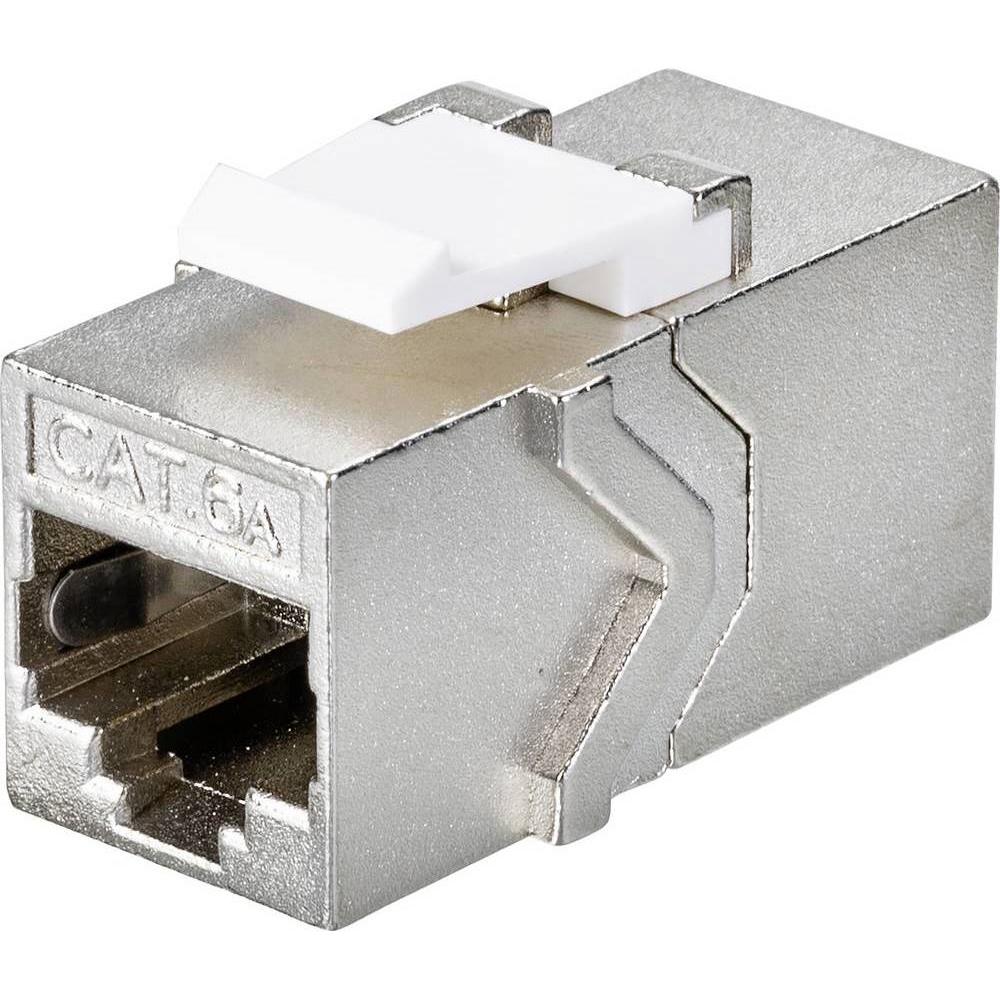 Renkforce RF-4531598 Kabelschnittstellen-/Gender-Adapter RJ45 Silber (S/UTP, CAT6a), Netzwerkkabel