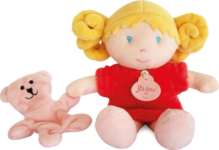 Actual product image Doudou et Compagnie Cuddle doll coral 21cm