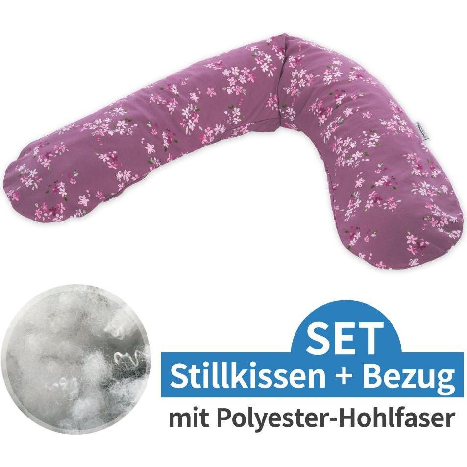 Theraline, Stillkissen, Stillkissen "Das Original" mit Polyester Hohlfaser Füllung inkl. Bezug 190 cm (190 cm)