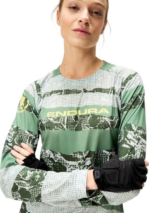 Actual product image Endura Patchwork Wms Ltd L/S Tee Mag (M)