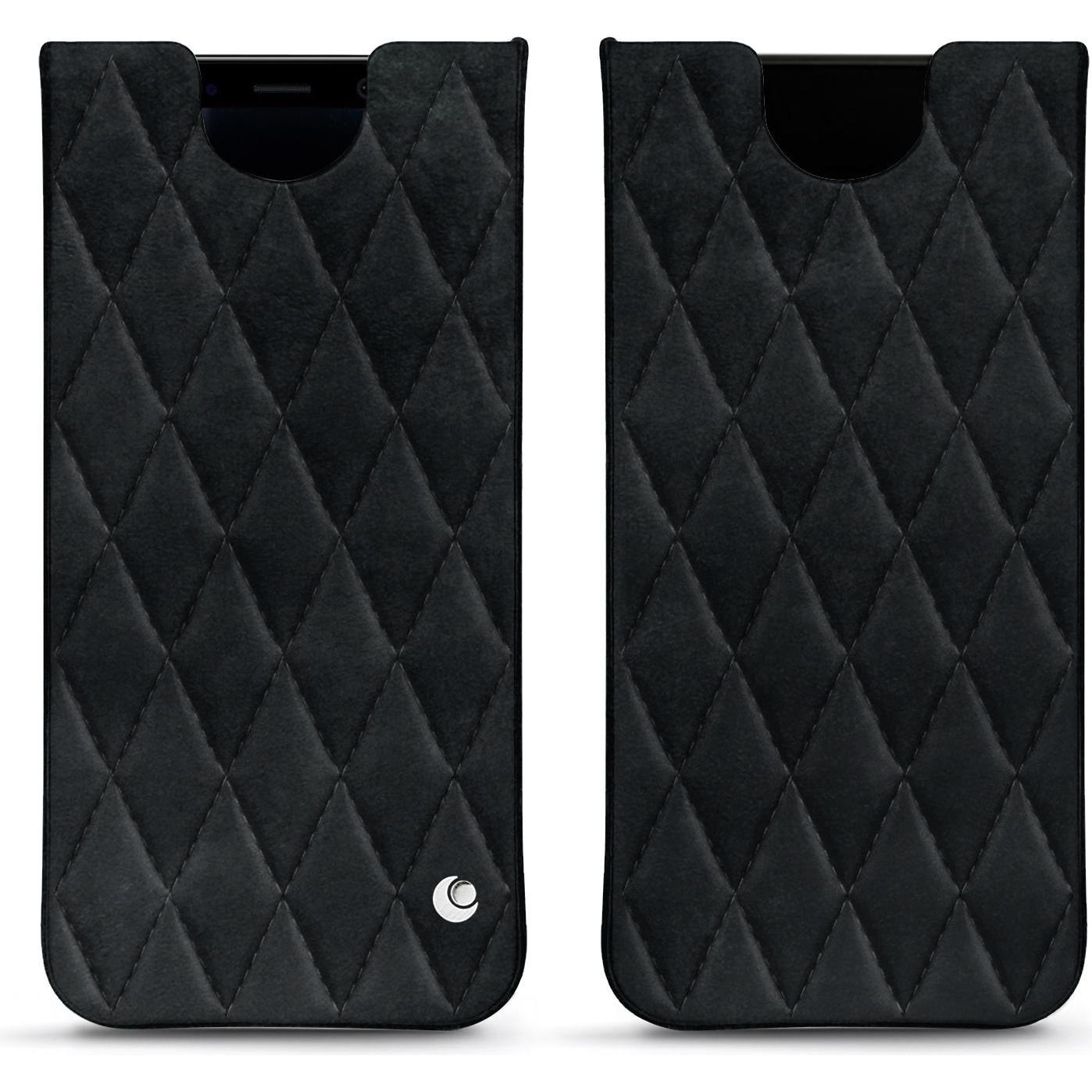 Noreve Lederschutzhülle (Samsung Galaxy S8), Smartphone Hülle, Schwarz
