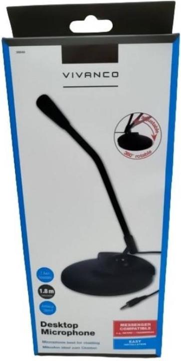 Actual product image Vivanco Table microphone