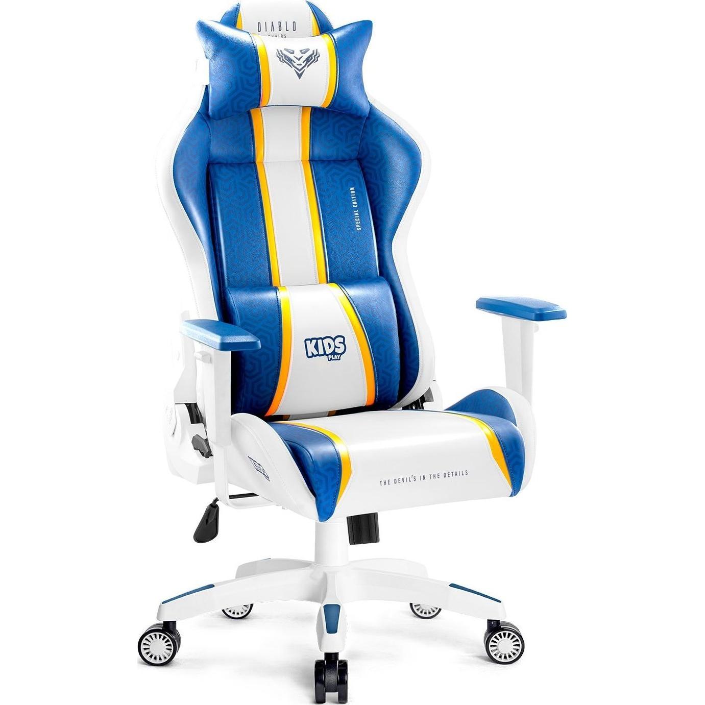 Diablo Fotel Chairs X-One 2.0 Aqua Blue Kids Size, Gaming Stuhl, Blau