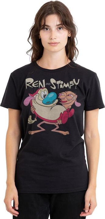 Actual product image Ren & Stimpy Unisex Adult Two Of A Kind T-Shirt (XL)