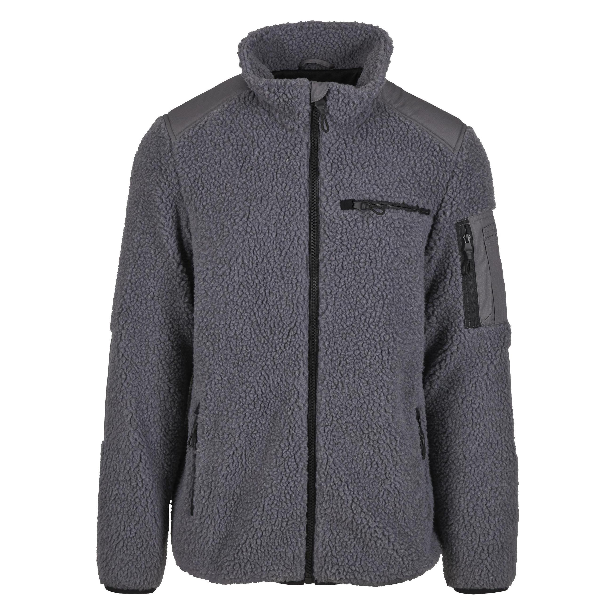 Brandit, Herren, Outdoorjacken, Men Ramble Teddyfleece Jacket - 174633 (Xl), Grau, Xl
