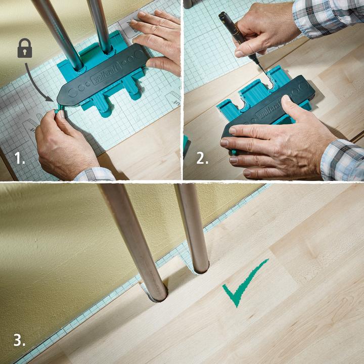 Produktbild wolfcraft 1 Konturenlehre 130mm