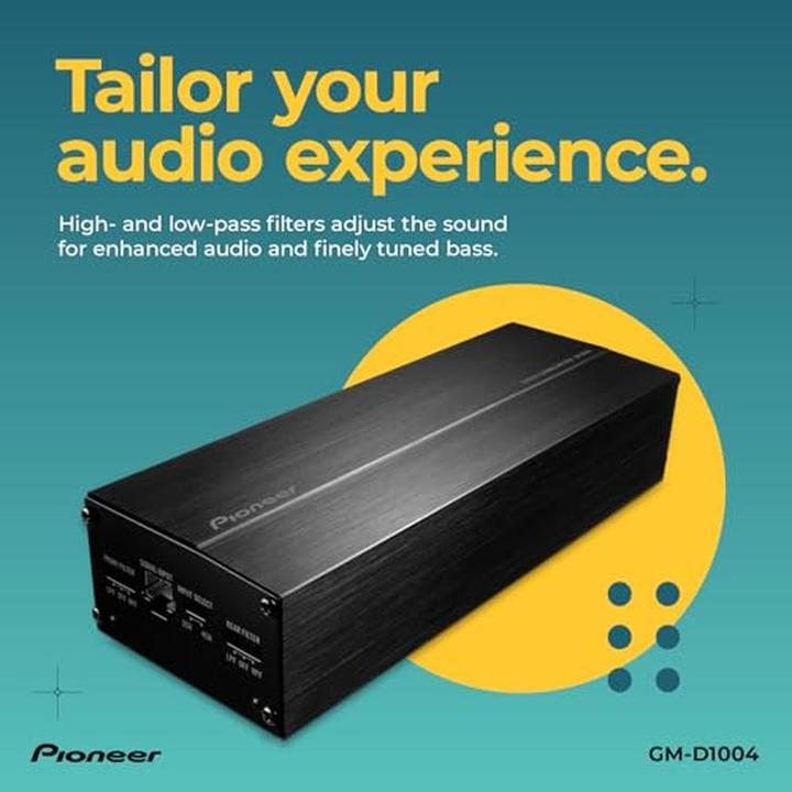 Actual product image Pioneer Gm-D1004 (4-channel amplifier)