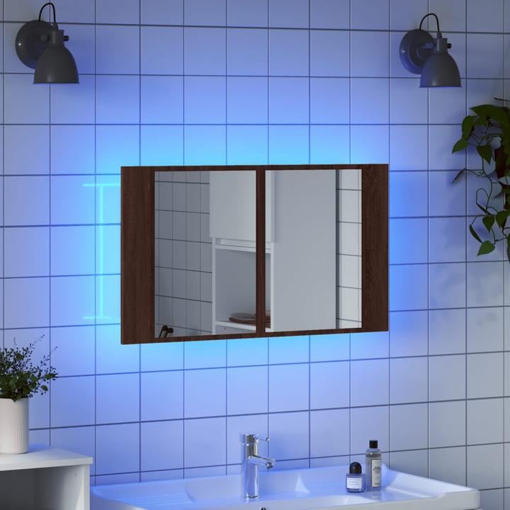 Actual product image vidaXL LED-Spiegelschrank (80 x 12 x 45 cm)