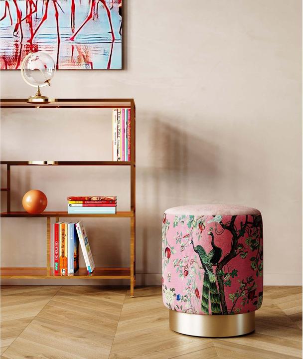 Image du produit Kare Design Tabouret Cherry Peacock Brass rond 32