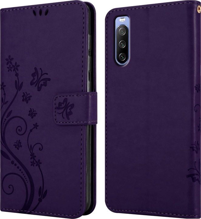 Actual product image Cadorabo Flower Book cover (Sony Xperia 10 III)