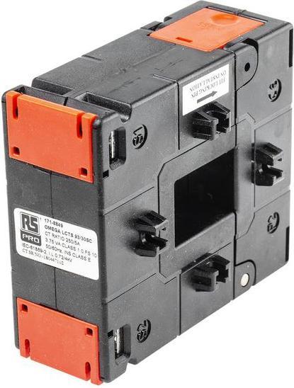 Produktbild RS PRO Current Transformer, 250:5A, 33x23mm