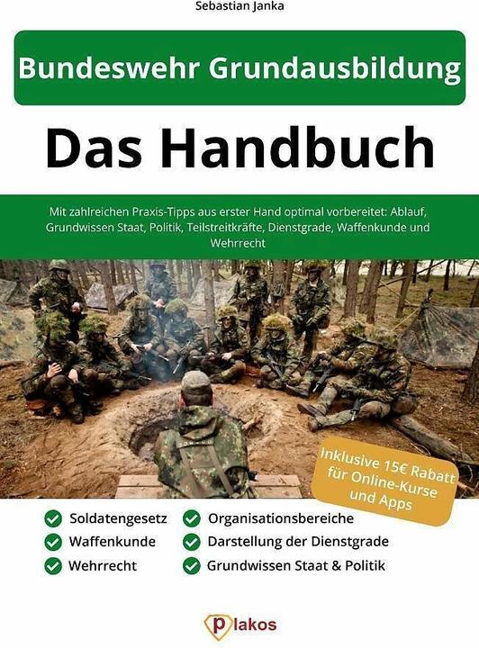 Actual product image Bundeswehr Grundausbildung - Das Handbuch (German, Sebastian Janka, 2021)