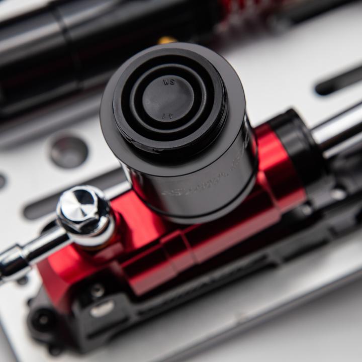 Actual product image Simagic P2000 Hydraulic 2-Pedal Set, 100KG Loadcell - Crimson Edition (PC)