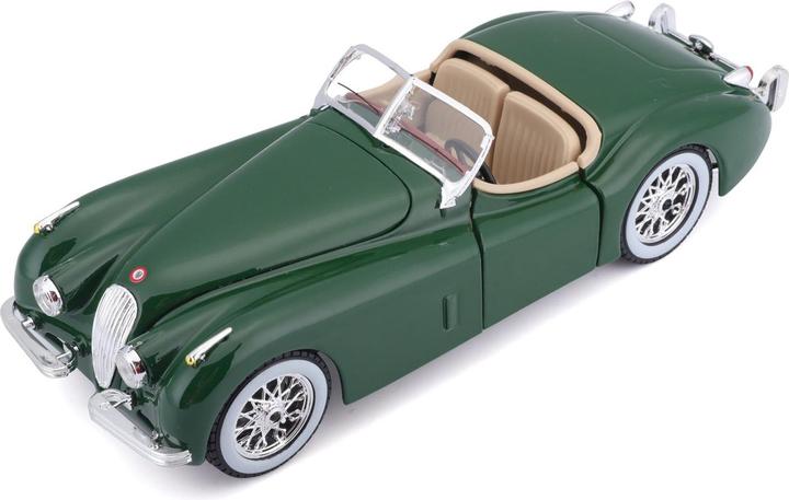Actual product image Bburago 18-22018 - Jaguar XK 120 Roadster (1951) dark green - 1:24