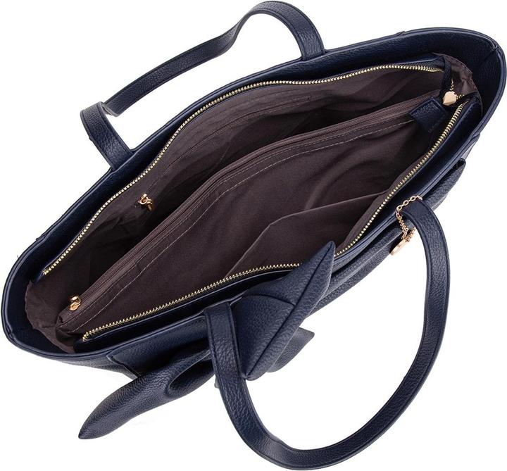 Produktbild Diana & Co **Damen Schultertasche - Velvetine Elite Modell - Pu Vegan Leder** - 47.0 X 30.0 X 11.0 Cm