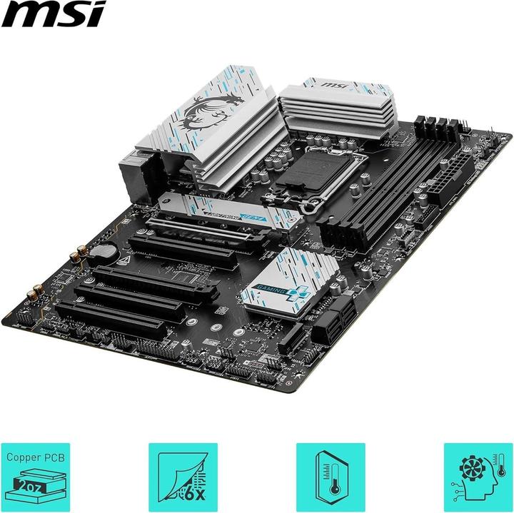 Produktbild MSI B760 GAMING PLUS WIFI DDR4 (LGA 1700, Intel B760, ATX)