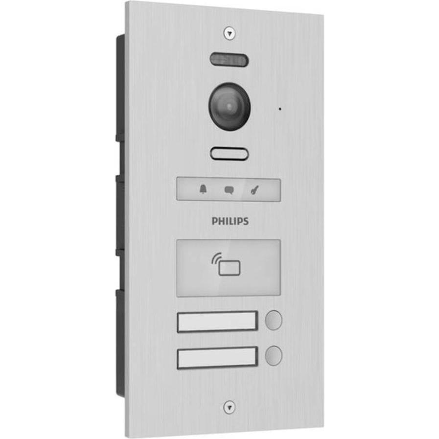Philips, Klingel + Türsprechanlage, WelcomeHive Pro 2 Video-Türsprechanlage WLAN Ausseneinheit Aluminium (WLAN)