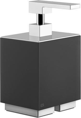 Actual product image Gessi Rettangolo accessories soap dispenser stand version, container black, 20838
